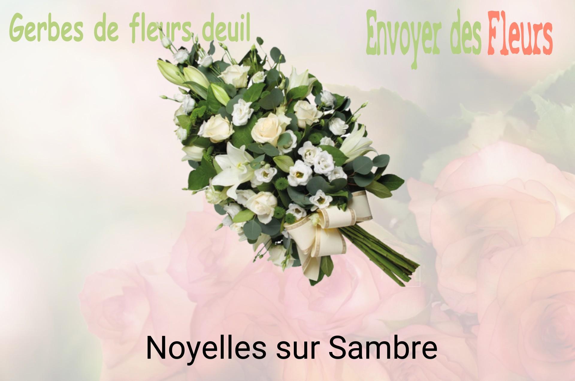 Gerbe de fleurs de deuil livrée à Noyelles-sur-Sambre